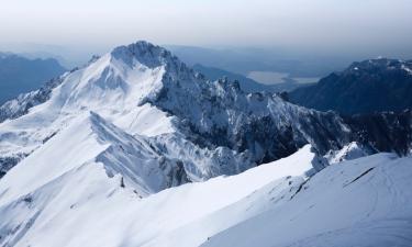 Skiing in Italy. SKiing in the Italian Alps