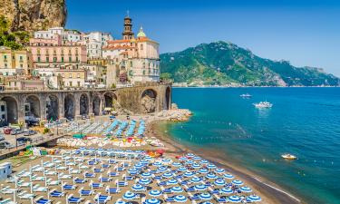 Atrani on the Amalfi Coast. 