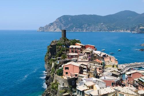 Corniglia View of the Ocean